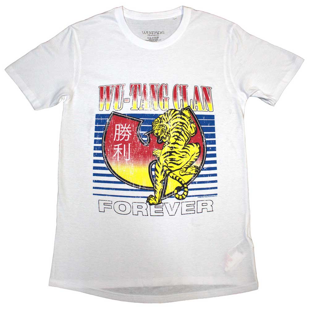 Wu-Tang Clan Unisex T-Shirt Tiger White (XXL)