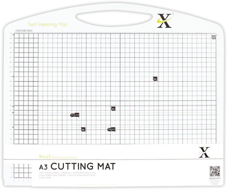 Xcut A3 Self Healing Duo Cutting Mat - Black & White