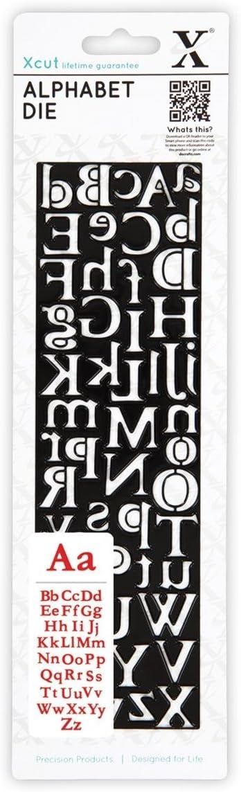 Xcut Alphabet Dies - Centurion