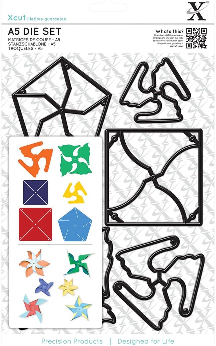 Xcut A5 Dies - Mini Pinwheels
