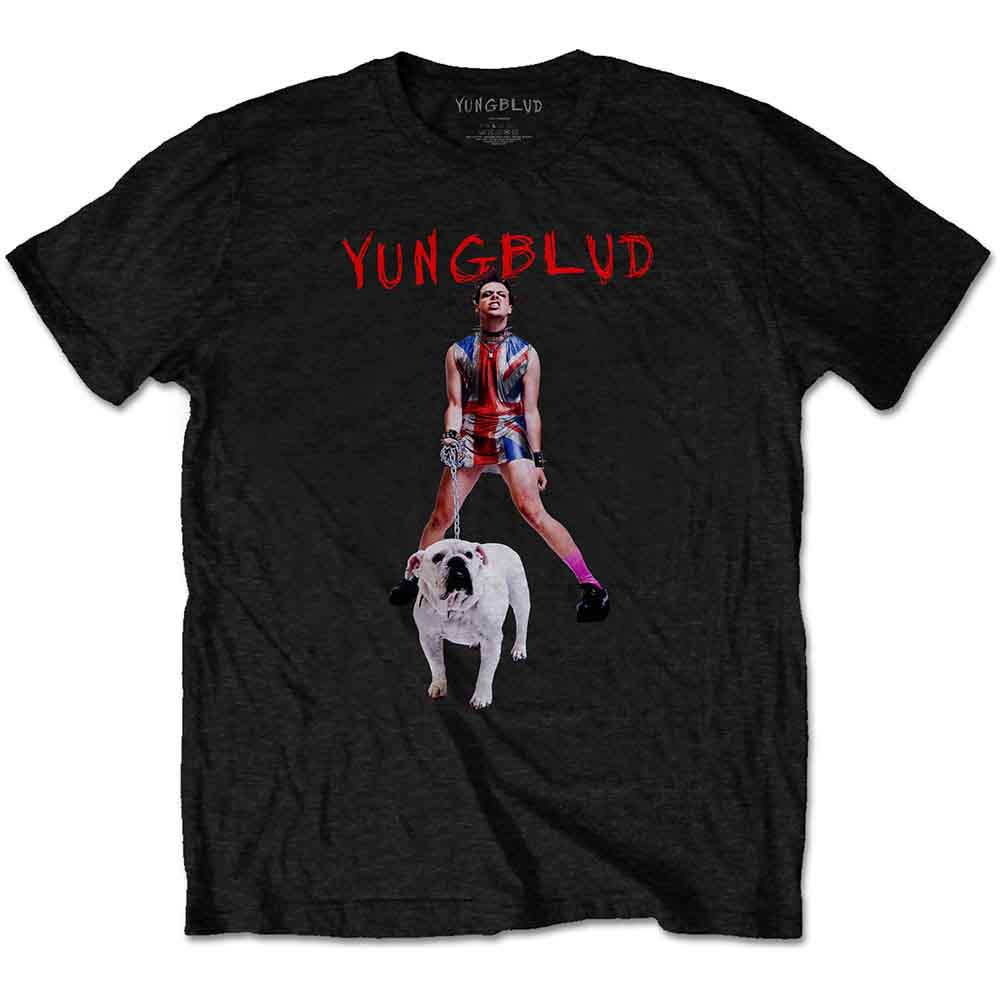 Yungblud Unisex T-Shirt Strawberry Lipstick Black (L)