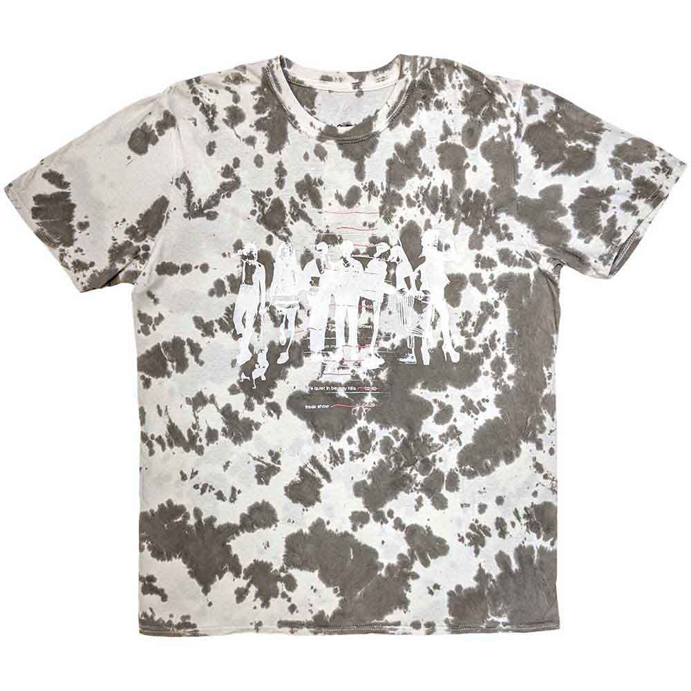 Yungblud Unisex T-Shirt Weird Tracklist (Dip-Dye) Grey (S)