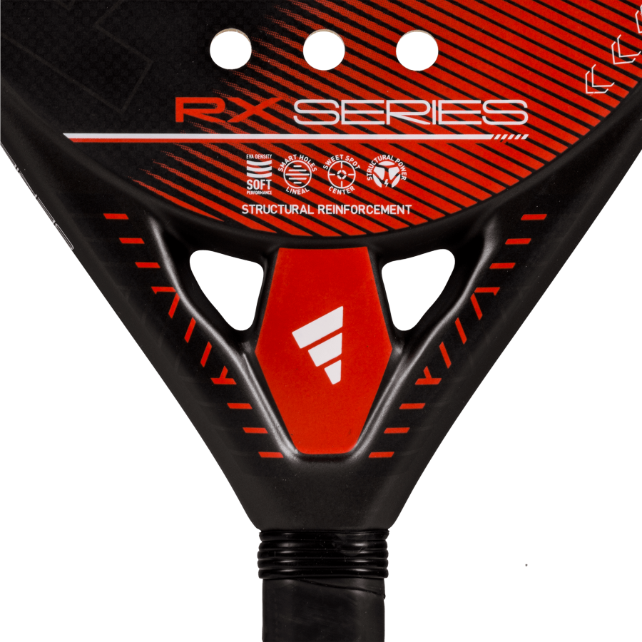 Adidas RX Series 3.4 Padel Racket - Black/Red