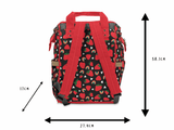 Black Baby Changing Backpack Bag - Rebel Berries
