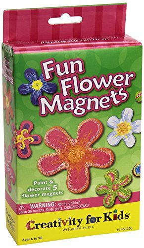 Creativity for Kids Mini Kit Fun Flower Magnets