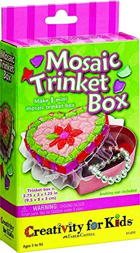 Creativity for Kids Mini Kit Mosaic Trinket Box