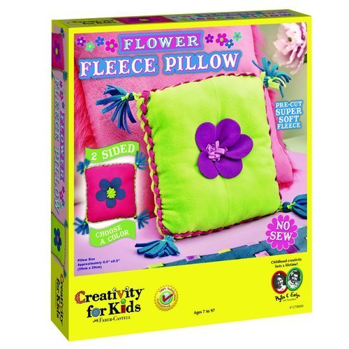 Creativity For Kids Flower Fleece Pillow