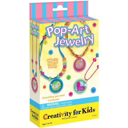 Creativity for Kids Mini Kit Pop-Art Jewellery