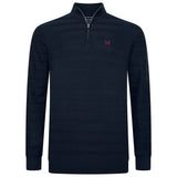Crew Clothing Company Cashmere & Silk Blend Quarter Zip Jumper