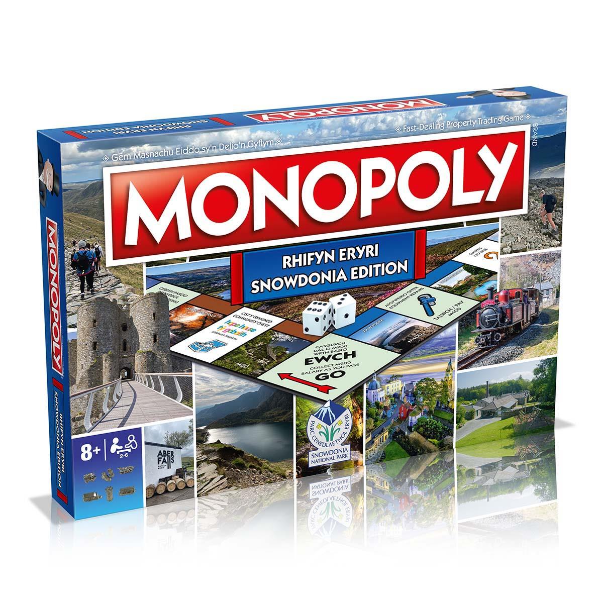 Winning Moves Monopoly Snowdonia Board Game