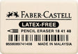 faber-castell white soft natural eraser