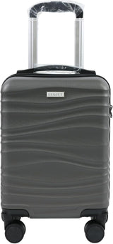 LugJet Hard Shell Lightweight Wheeled Travel Case 45x30x20 Grey - RyanAir Underseat Compatible (Copy) (Copy)