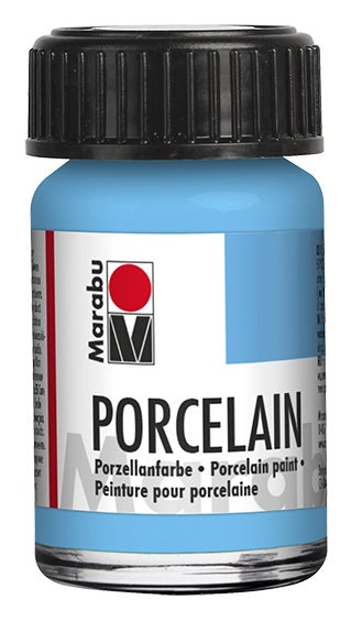 marabu porcelain paint light blue