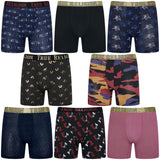 True Religion 4 Pack Fly Front Boxer Briefs
