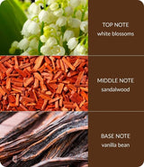 White Blossom & Sandalwood Fragrance Diffuser 140ml Up to 16 Weeks of Fragrance