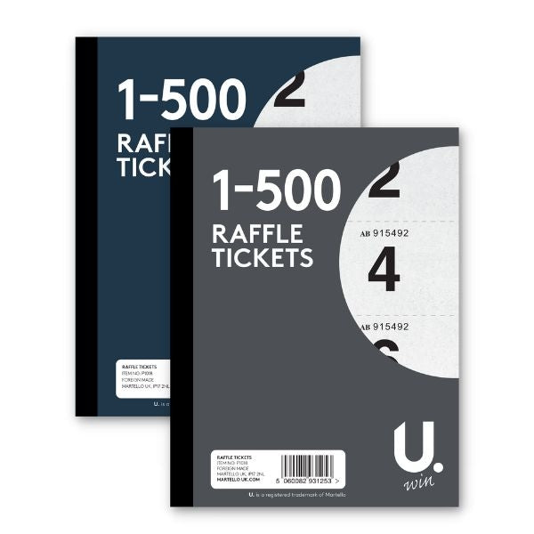 U.Win Raffle Ticket Book (1-500)