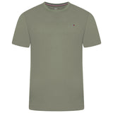 Tommy Hilfiger Flag Embroidery Fitted Crew Neck T-Shirt