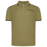 Evryone Contrast Tipped Polo Shirt
