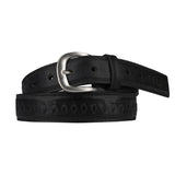 Outback 1.25" Wide Straight Stitch Full Grain Leather Belt