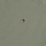 Tommy Hilfiger Flag Embroidery Fitted Crew Neck T-Shirt
