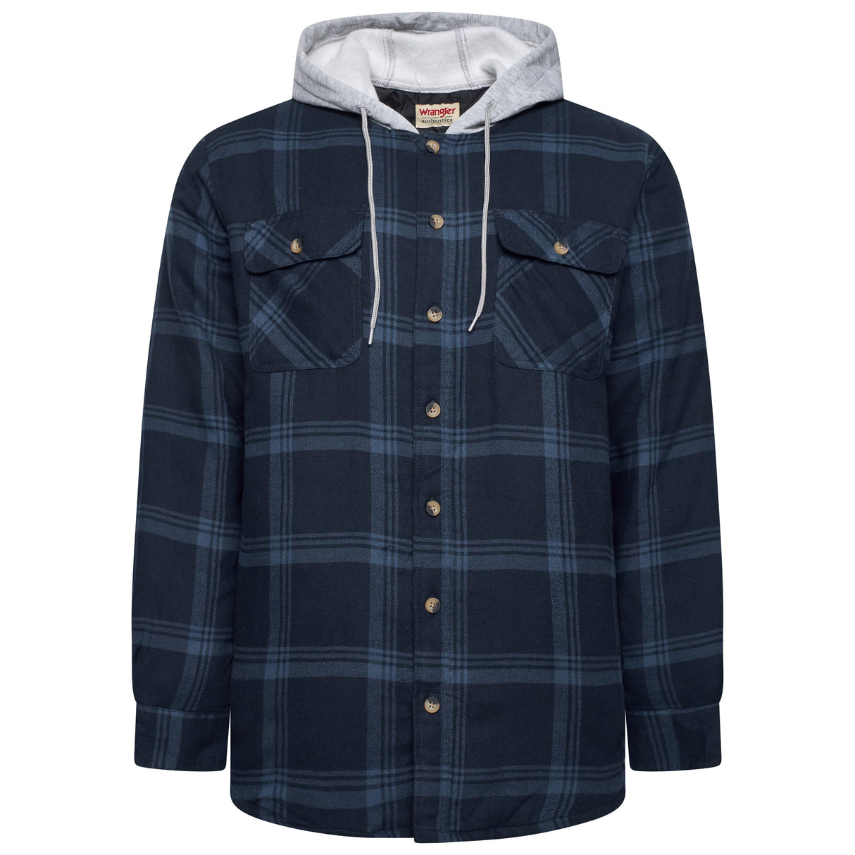 Wrangler Padded Hooded Shirt Jacket