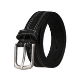 Outback 1.25" Wide Contrast Stitch Full Grain Leather Belt