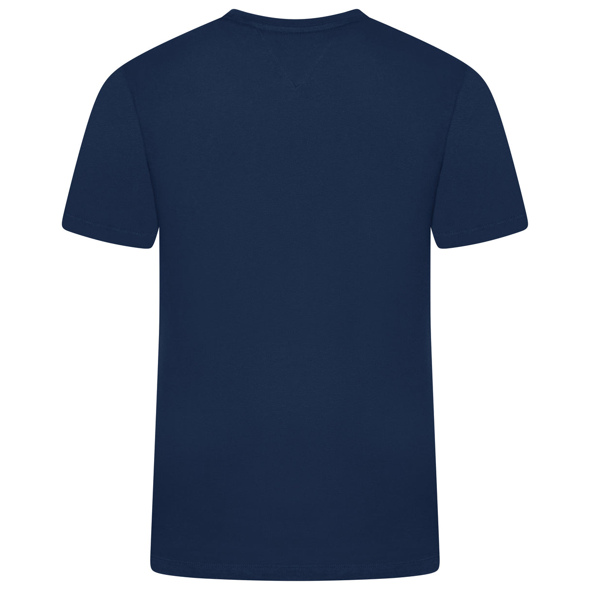 Tommy Hilfiger Flag Embroidery Fitted Crew Neck T-Shirt