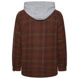 Wrangler Padded Hooded Shirt Jacket