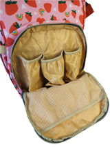 Pink Baby Changing Backpack Bag - Strawberry Fields